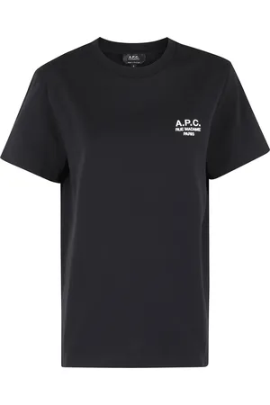 A.P.C. Koszulki, Kobieta, Czarny, XL, Bawełna, Standardowy T-shirt