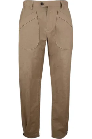 Lanvin Spodnie, Kobieta, Beżowy, 3XL, Wełna, Spodnie Biker Effect