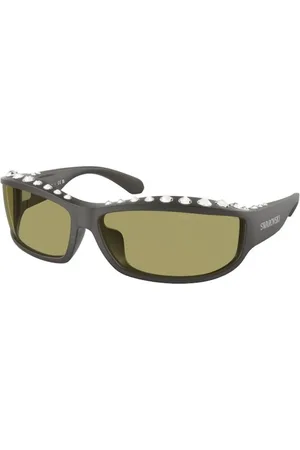 Swarovski Akcesoria, unisex, Szary, ONE SIZE, Prostokątne okulary przeciwsłoneczne