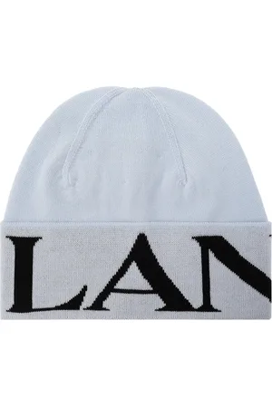 Lanvin Akcesoria, unisex, Niebieski, ONE SIZE, Wełna, Wełniana Czapka Beanie