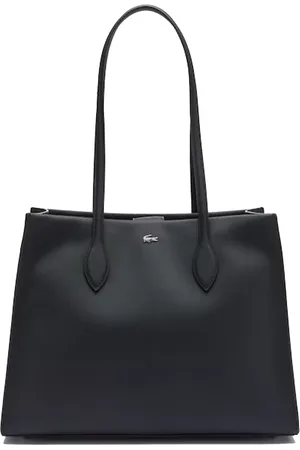 Lacoste Torebki, unisex, Czarny, ONE SIZE, Poliester, Nowoczesna torba miejska z przegrodą na laptopa