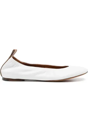 Lanvin Buty, Kobieta, Biały, 36 EU, Skóra, Baleriny