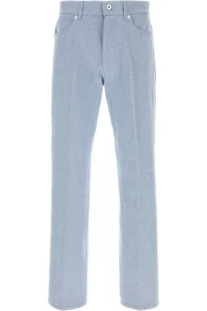 Salvatore Ferragamo Jeansy, Mężczyzna, Niebieski, M, Bawełna, Spodnie Oxford