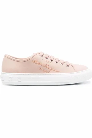 Salvatore Ferragamo Buty, Kobieta, Różowy, 37 EU, Mediterr Eco Logo Sneakers