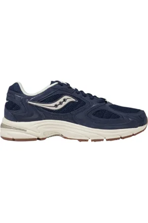 Saucony Buty, Mężczyzna, Niebieski, 45 EU, Skóra, Skórzane Sneakersy