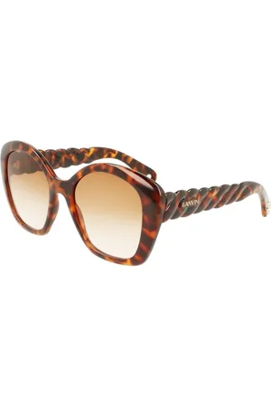 Lanvin Akcesoria, Kobieta, brązowy, ONE SIZE, Stylowe brązowe okulary przeciwsłoneczne