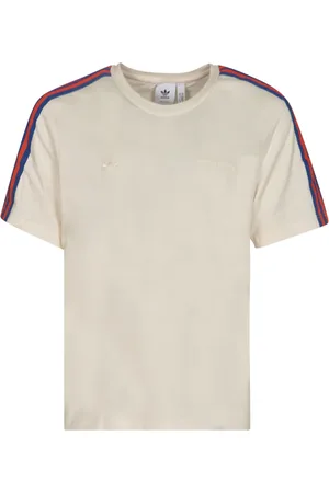adidas Koszulki, Mężczyzna, Biały, L, Bawełna, Biały T-Shirt