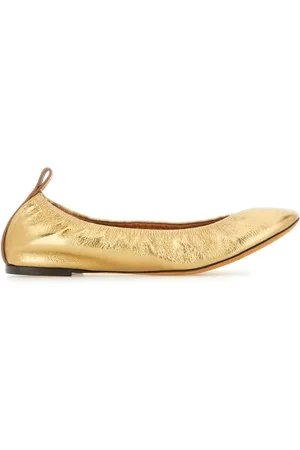 Lanvin Buty, Kobieta, Żółty, 40 EU, Skóra, Eleganckie Baleriny