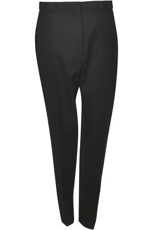 Lanvin Spodnie, Kobieta, Czarny, S, Wełna, Spodnie Slim-fit