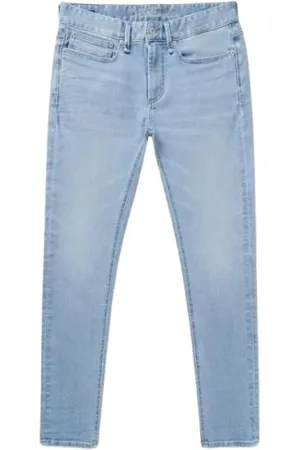 Denham Jeansy, Mężczyzna, Niebieski, W34 L32, Denim, Nowoczesne dżinsy Slim Fit z elastanu