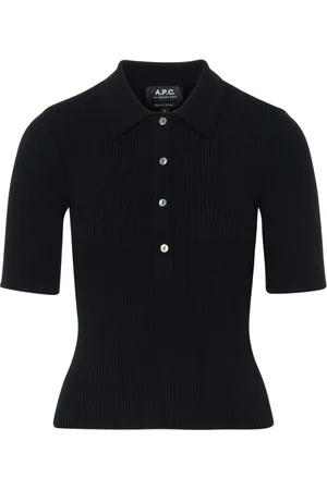 A.P.C. Koszulki, Kobieta, Niebieski, L, Bawełna, Koszulka Polo Danae