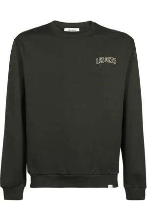 Les Deux Bluzy, Mężczyzna, Czarny, S, Bawełna, Blake Cotton Crew-Neck Sweatshirt