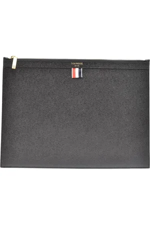 Thom Browne Akcesoria, Mężczyzna, Szary, ONE SIZE, Portfele i Etui na Karty