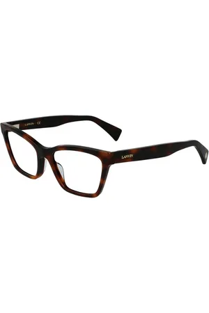 Lanvin Akcesoria, Kobieta, brązowy, ONE SIZE, Okulary z oprawkami z octanu