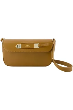 A.P.C. Torebki, Kobieta, brązowy, ONE SIZE, Skóra, Charlotte Hobo Bag
