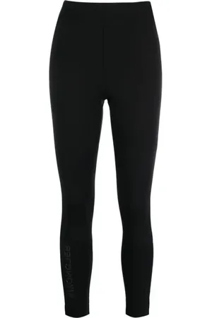 Moncler Spodnie, Kobieta, Czarny, S, Spandex, Legginsy Tech do aktywności na świeżym powietrzu