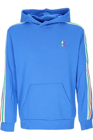 adidas Bluzy, Mężczyzna, Niebieski, S, Bawełna, Lekka bluza z kapturem Nations Hoody