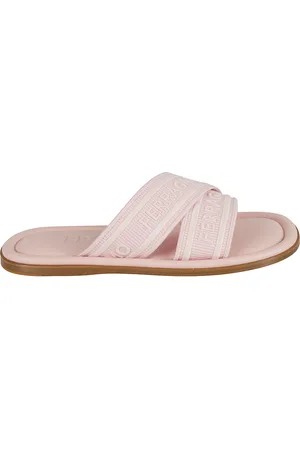 Salvatore Ferragamo Buty, Kobieta, Różowy, 37 EU, Klapki Laurene