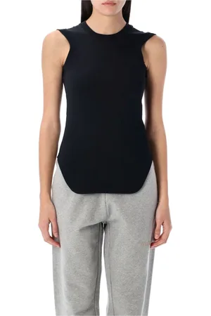 The Attico Koszulki, Kobieta, Czarny, XS, Bawełna, Reese Tank Top