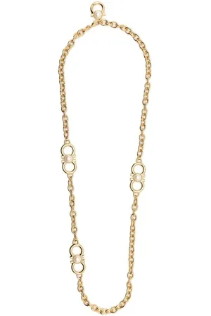 Salvatore Ferragamo Akcesoria, Kobieta, Żółty, ONE SIZE, Naszyjnik