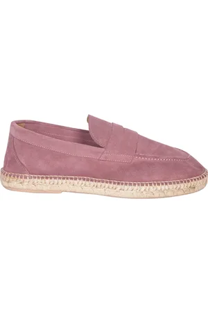 LARDINI Buty, Mężczyzna, Różowy, 41 EU, Skóra, Różowe skórzane espadryle wsuwane