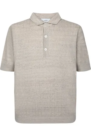 LARDINI Koszulki, Mężczyzna, Beżowy, S, Bawełna, Beżowy T-Shirt