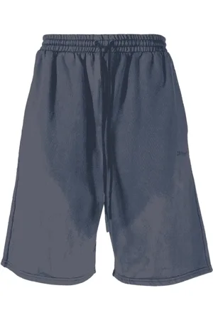 OFF-WHITE Szorty, Mężczyzna, Niebieski, L, Bawełna, Szorty Casualowe