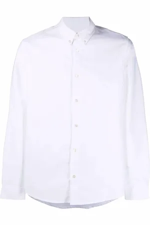 A.P.C. Koszule, Mężczyzna, Biały, L, Bawełna, Casual Shirt
