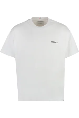 Les Deux Koszulki, Mężczyzna, Biały, XS, Bawełna, Diego Logo Cotton T-Shirt