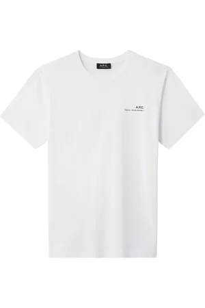 A.P.C. Koszulki, Mężczyzna, Biały, S, Bawełna, Koszulka Item