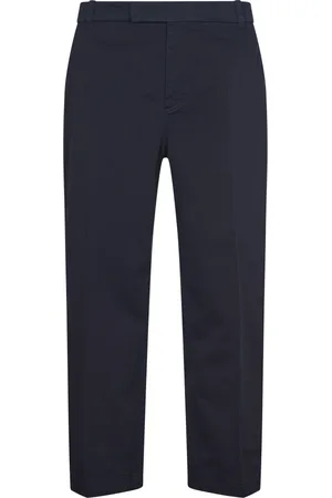 Thom Browne Spodnie, Mężczyzna, Niebieski, L, Bawełna, Utility Chino Trousers