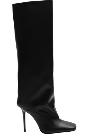 The Attico Buty, Kobieta, Czarny, 37 EU, Skóra, Wysokie Kozaki Sienna