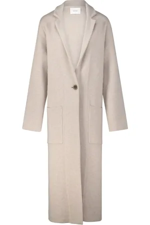 Lisa Yang Płaszcze, Kobieta, Beżowy, S, Kaszmir, Płaszcz Cashmere Amie