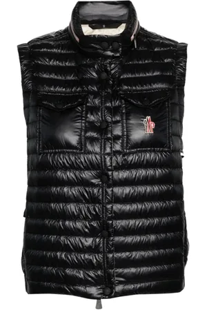 Moncler Kurtki, Kobieta, Czarny, M, Kamizelka Gumiane