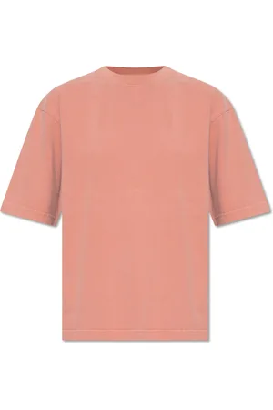 Acne Studios Koszulki, Kobieta, Różowy, L, Bawełna, Extorr Vintage T-Shirt