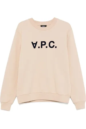 A.P.C. Bluzy, Mężczyzna, Beżowy, M, Bawełna, Beżowy Sweter