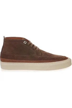 LARDINI Buty, Mężczyzna, brązowy, 40 EU, Zamsz, Luksusowe Sneakersy z Zamszu