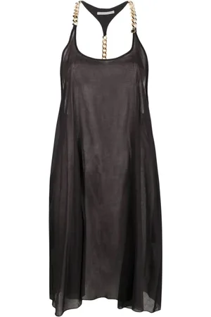 Stella McCartney Sukienki, Kobieta, Czarny, M, Bawełna, Krótka Sukienka