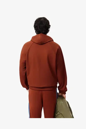 Lacoste Bluzy, Mężczyzna, brązowy, L, Bawełna, Paris Relaxed Hoodie