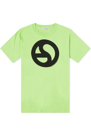 Acne Studios Koszulki, Mężczyzna, Zielony, M, Stylowa koszulka z kolekcji Acne Fashion