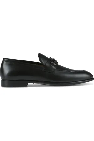 Salvatore Ferragamo Buty, Mężczyzna, Czarny, 41 1/2 EU, Skóra, Foster Mokasyny