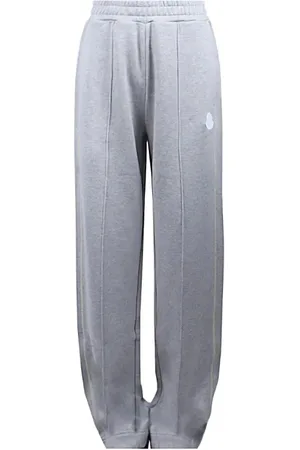 Moncler Spodnie, Kobieta, Szary, M, Bawełna, Stylowe Spodnie