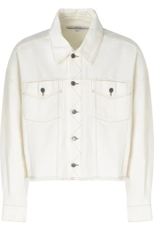 A.P.C. Kurtki, Mężczyzna, Beżowy, L, Denim, Denimowa Kurtka Grosieur