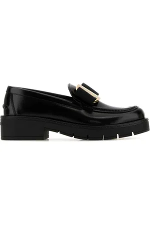 Salvatore Ferragamo Buty, Kobieta, Czarny, 38 EU, Skóra, Mokasyny Mirty