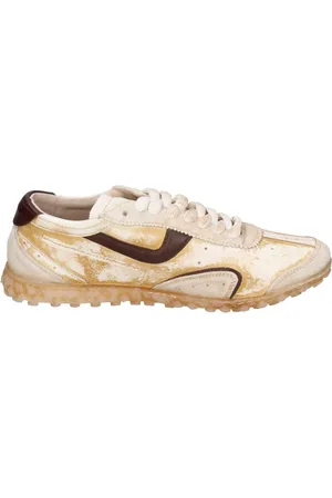 Moma Buty, Kobieta, brązowy, 37 EU, Skóra, Skórzane sneakersy