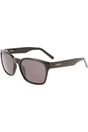 Lanvin Akcesoria, Kobieta, Czarny, ONE SIZE, Kwadratowe okulary przeciwsłoneczne z octanu