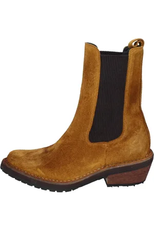 Moma Buty, Kobieta, brązowy, 37 EU, Zamsz, Zamszowe Botki do Kostki