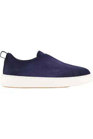 santoni Buty, Mężczyzna, Niebieski, 42 EU, Buty Victor Sneaker