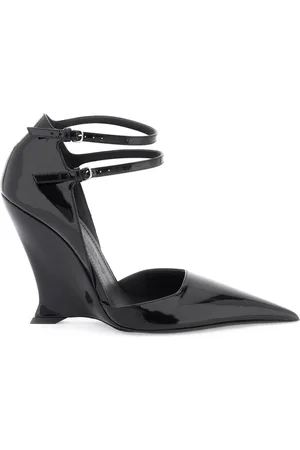 Salvatore Ferragamo Buty, Kobieta, Czarny, 36 EU, Skóra, Sandały ze skóry lakierowanej Vidya
