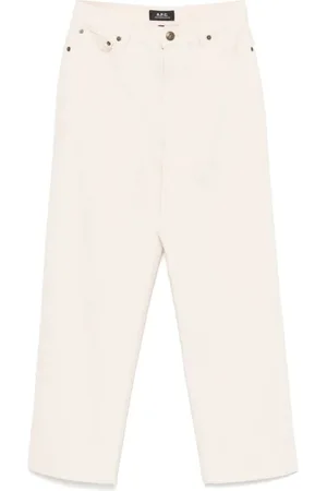 A.P.C. Jeansy, Kobieta, Beżowy, W28, Bawełna, Nowe jeansy marynarskie